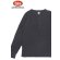 画像1: 「UES/ウエス」ヘンリーネックビッグワッフルＴシャツ【スチールグレー】 (1)