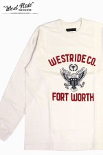 画像: 「WEST RIDE/ウエストライド」FORT WORTH ヴィンテージプリントTシャツ【クリーム】