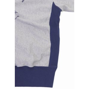 画像6: 「Pherrow's/フェローズ」ツートーンプリントヘビーウェイトスウェット【杢グレー×ネイビー】 (6)