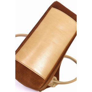 画像6: 「Y'2 LEATHER/Y'2レザー」ステアラフアウト×柿渋ホーストートバッグ【キャメル×カキシブ】 (6)