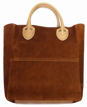 画像: 「Y'2 LEATHER/Y'2レザー」ステアラフアウト×柿渋ホーストートバッグ【キャメル×カキシブ】