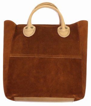 画像: 「Y'2 LEATHER/Y'2レザー」ステアラフアウト×柿渋ホーストートバッグ【キャメル×カキシブ】