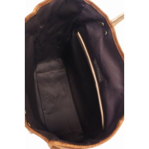 画像9: 「Y'2 LEATHER/Y'2レザー」ステアラフアウト×柿渋ホーストートバッグ【キャメル×カキシブ】 (9)