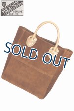 画像: 「Y'2 LEATHER/Y'2レザー」ステアラフアウト×柿渋ホーストートバッグ【キャメル×カキシブ】