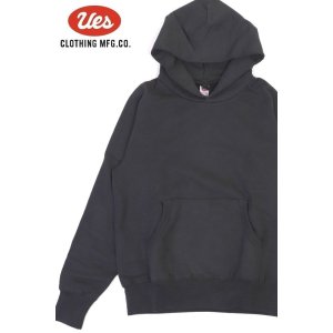 画像1: 「UES/ウエス」フード付きスウェット【スチールグレー】 (1)