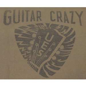 画像9: 「UES/ウエス」GUITAR CRAZY プリントスウェット【ブラウン】 (9)