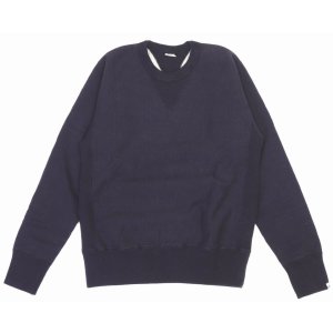 画像2: 「UES/ウエス」ニュープカラスウェット【ネイビー】 (2)