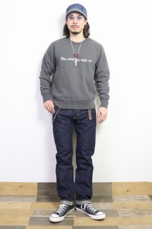 画像: 「UES/ウエス」LIFE TIME プリントスウェット【グレー】