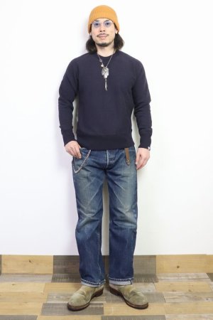 画像: 「UES/ウエス」ニュープカラスウェット【ネイビー】