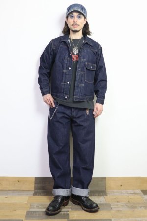 画像: 「FULLCOUNT/フルカウント」0105W ワイドデニム【ワンウォッシュ】