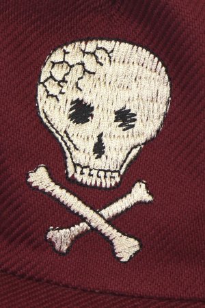 画像: 「WEST RIDE/ウエストライド」EMB SKULL 刺繍カスタムベースボールキャップ【3カラーあり】