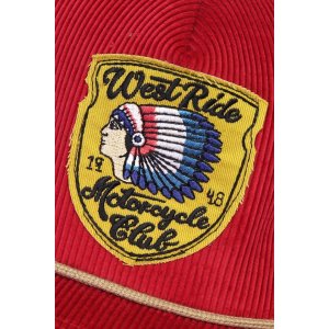 画像9: 「WEST RIDE/ウエストライド」1948 INDIAN ワッペンカスタムベースボールキャップ【3カラーあり】 (9)