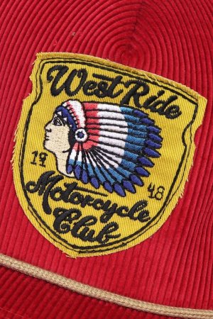 画像: 「WEST RIDE/ウエストライド」1948 INDIAN ワッペンカスタムベースボールキャップ【3カラーあり】