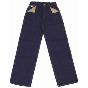 画像2: 「TCB jeans/TCBジーンズ」キャットハートペインターパンツ【10ozデニム】 (2)