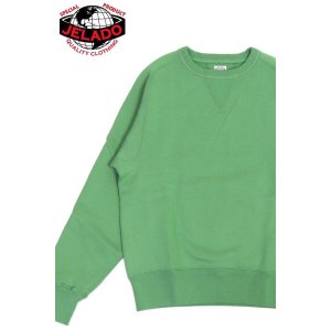 画像1: 「JELADO/ジェラード」両Vフリーダムスリーブスウェット【ミント】 (1)