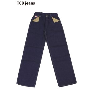 画像1: 「TCB jeans/TCBジーンズ」キャットハートペインターパンツ【10ozデニム】 (1)
