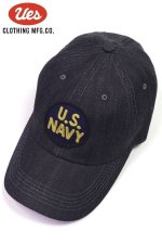 画像: 「UES/ウエス」デニムキャップ【U.S.NAVYイエロー】