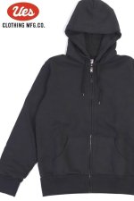 画像: 「UES/ウエス」ジップスウェットパーカー【スチールグレー】