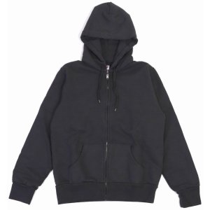 画像2: 「UES/ウエス」ジップスウェットパーカー【スチールグレー】 (2)