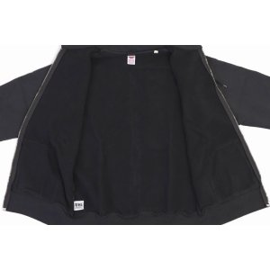 画像4: 「UES/ウエス」ジップスウェットパーカー【スチールグレー】 (4)