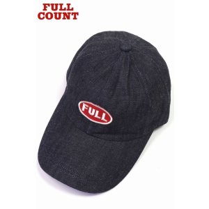 画像1: 「FULLCOUNT/フルカウント」ワッペンデニムキャップ【FULL レッド】 (1)