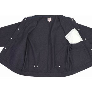 画像4: 「Pherrow's/フェローズ」ダックワークジャケット【インディゴ】 (4)
