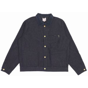 画像2: 「Pherrow's/フェローズ」ダックワークジャケット【インディゴ】 (2)