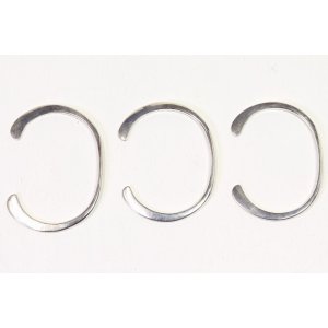 画像4: 「DearStock/ディアストック」甲丸シルバーバングル【3サイズあり】 (4)