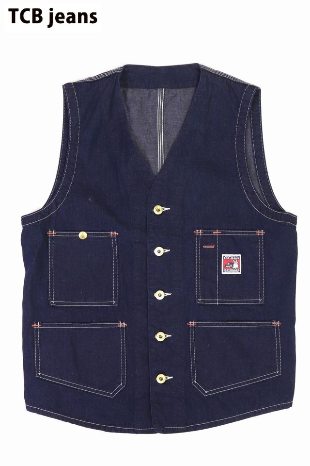 アイテム TCB Foreman Vest Denim フォアマンベスト デニム ジーンズ